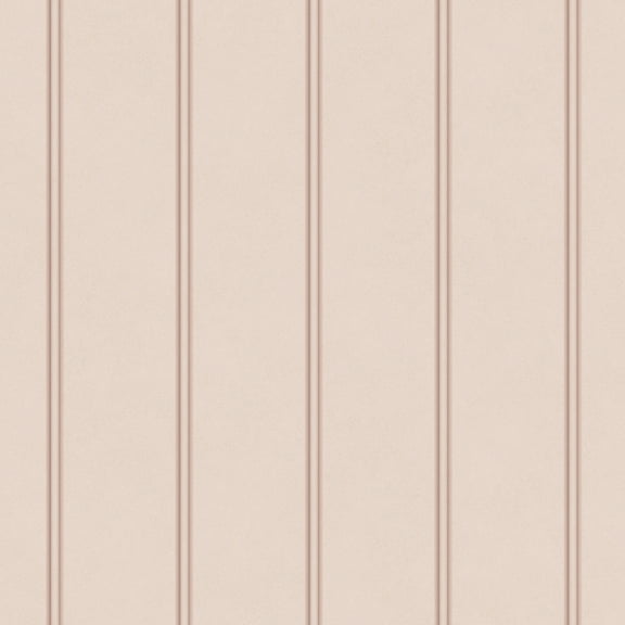 Laura Ashley Chalford Wood Panelling Plaster Pink Wallpaper