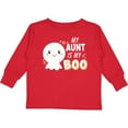 thumbnail image 3 of Inktastic My Aunt is my Boo with Cute Ghost Boys or Girls Long Sleeve Toddler T-Shirt, 3 of 5