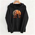 thumbnail image 4 of DIOAZUD Halloween Sweatshirts Women Spooky Ghost Graphic Pullover Hoodies Stretch Loose Fit Long Sleeve Sweater Tops Halloween Costumes, 4 of 5