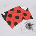 thumbnail image 7 of YFYANG Absorbent Towel, Soft Skin-Friendly Red Abstract Ladybird Washcloth Bath Towel, Suitable for All Skin, 27.5 x 16-inch, 7 of 7