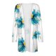 thumbnail image 4 of Moda mujer casual bolsillo manga larga impreso cubrir tops cárdigan Pompotops  qwe21595, 4 of 4