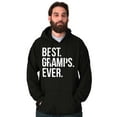 thumbnail image 4 of Best Gramps Ever Grandpa Grandfather Men's Big & Tall Graphic Hoodie Brisco Brands 2X, 4 of 5