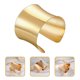 thumbnail image 4 of 2 piezas de pulsera para mujeres pulseras de brazalete de metal decoración de brazalete anchas hembras, 4 of 7