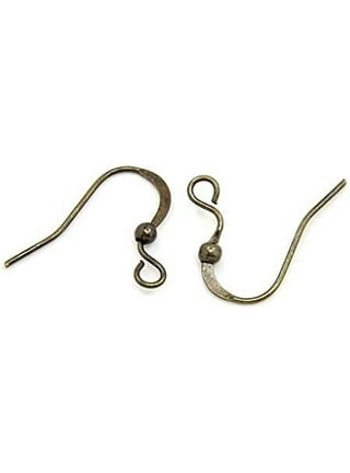 TOAOB 200pcs French Earring Hooks Leverback Ear Wire 10x15mm Silver and  Gold Plated Metal Brass Hypoallergenic Earring Supplies Jewelry Making