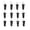 Black, variant on 12Pcs Bow Print Tumblers With Straws Reusable Cold Cups Lightweight Coffee Mug For Beverage Home Outdoor(Black White-17.5X10X6Cm)