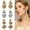 style5, variant on DESIGNICE 3 Pairs Statement Earrings for Women,Iron Plating Geometric Silver Jewelry for Women,Dangle Earrings for Women for Women Fashion Jewelry Gift,Style1