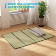 Mjkone Twin Size Tatami mat, Natural Grass Tatami,Folding Japanese
