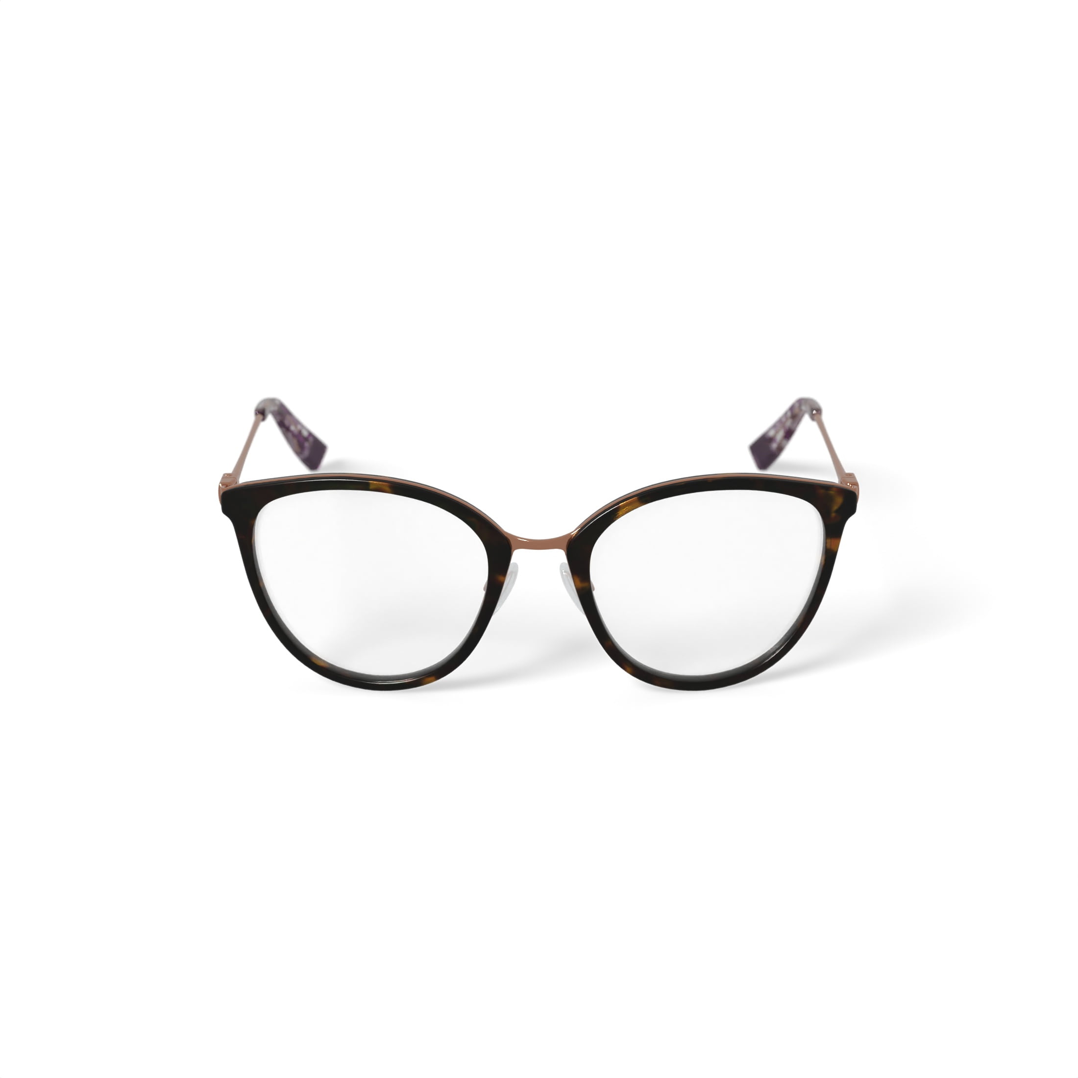 Hard Candy Women's HC57 Round Prescription Eyeglasses with Case