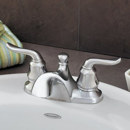 American Standard Centerset (American Standard 4508.201.002 Princeton Centerset 1.5 GPM Lavatory Faucet with Metal Lever Handles and Metal Speed Connect Pop-Up Drain, Available in Various)
