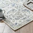 thumbnail image 3 of RUGKING Distressed Floral Runner Rug 3x7 Blue Multi Flodable Vintage Carpet Non Slip Runner Rug For Hallways Entryways Kitchen Bathroom, 3 of 6