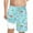 Light Blue, variant on WOYY Big Boys Quick Drying Swim Trunks with Compression Liner Beach Shorts