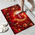 thumbnail image 2 of CCTFS Romantic Rose for Valentine's Day Kitchen Decor Set of 3 Christmas Fall Kitchen Rugs, Xmas Decorative Farmhouse Floor Mats for Home Kitchen Dining Room Decorations, 2 of 10