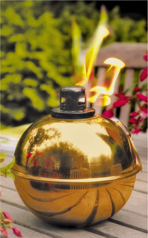 MintCraft GB-3709 Patio Torch, Citronella or Lamp Oil Fuel, Steel Copper by Mintcraft
