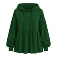 thumbnail image 4 of Certgust Fashion Clothing Pullover Under $10 Hot Sales Womens Peplum Hoodie Sweatshirt Long Sleeve Casual Pullover Top Cozy Fall Winter Fashion, 4 of 4