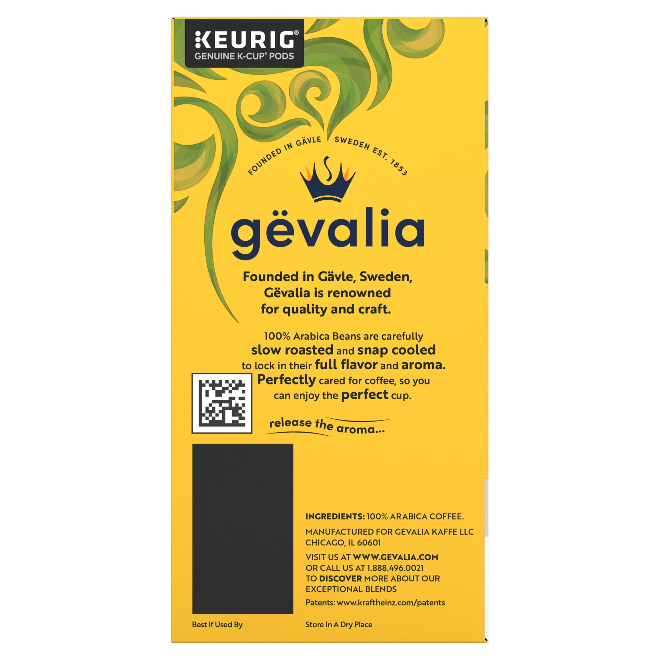 Gevalia Colombian Coffee K Cup Pods 24 ct Box Walmart