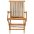 thumbnail image 3 of Casafoyer Folding Patio Chairs 3 pcs Solid Teak Wood, 3 of 3
