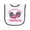 White and Black, variant on Inktastic Daddy's Racing Princess Pink Race Car Baby Terry Cloth Bib