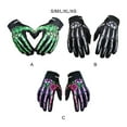 thumbnail image 3 of kurtrusly Breathable And Comfortable Full Finger Riding Gloves For Motorcycle Cycling Lightweight And Shockproof Nylon Durable white S 1Set, 3 of 6
