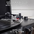 thumbnail image 3 of Record Player Victrola Journey Bluetooth Portable Retro Map, 3 of 9