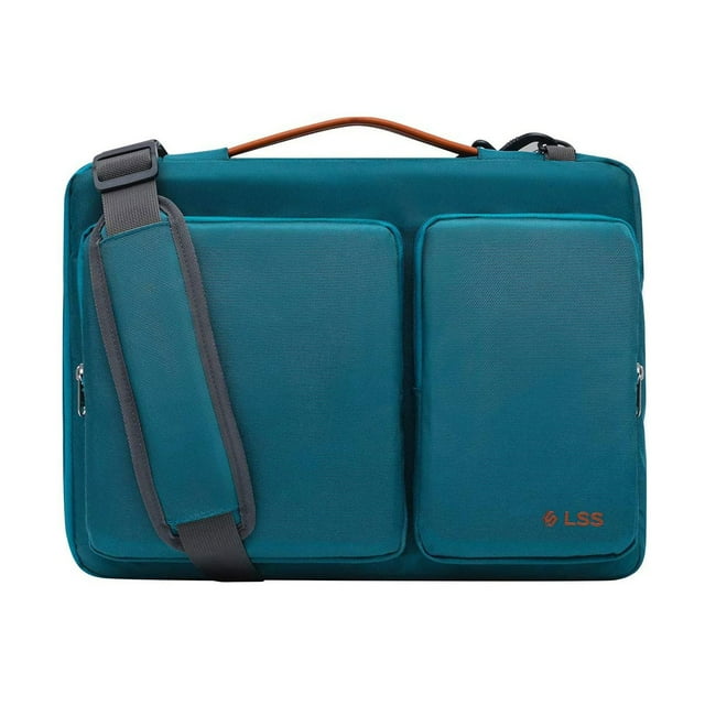 LSS Laptop Bag for Men/Women - Cool, Stylish & Durable Shoulder Sleeve Bag for 14"-15.6" Laptops - Includes Slip Resistant Shoulder Strap - Teal