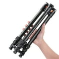 thumbnail image 2 of K&F CONCEPT 64"/1.6m Carbon Fiber Camera Tripod with 360 Degree Ball Head,Lightweight 8kg/17.6lbs Load Travel Quick Release Plate for DSLR Cameras Indoor Outdoor, 2 of 7