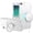 Clear, variant on For iPhone 17E / 16E / SE4 Dotted Edged Line Transparent HQ Magnetic Ring Stand Hybrid - Clear