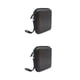 thumbnail image 2 of Yuarrent Bolsa de almacenamiento Universal para púas de guitarra, gran capacidad, a prueba de arañazos, impermeable, organizador de plectro, Media malla negra. 2piezas, 2 of 6