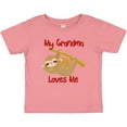 thumbnail image 3 of Inktastic My Grandma Loves Me Sloth Boys or Girls Baby T-Shirt, 3 of 5