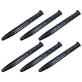thumbnail image 1 of 6 Pcs Piquets de Tente en Forme de U pour Sable, Neige, Camping Extérieur Noir, 1 of 9