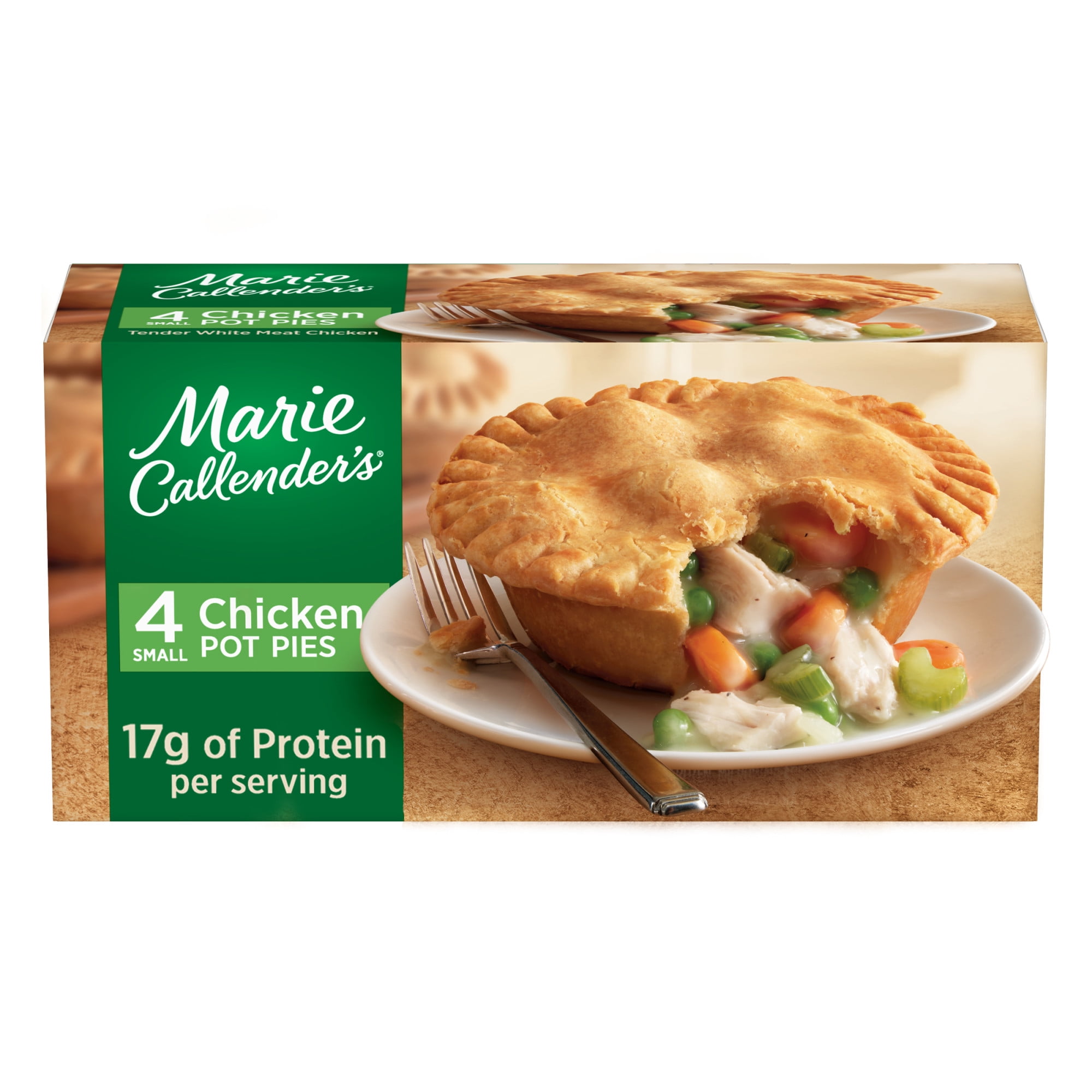 Marie Callender's Chicken Pot Pie, Frozen Meal, 10 oz. (Pack of 4)