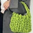 thumbnail image 4 of HongHeng Thick Bulky Giant Wool Handwoven Handbag,Chunky Yarn Knit Shoulder Bag,Casual Soft Purse,Braided DIY Bucket Bag, 4 of 6