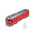 thumbnail image 1 of lionlar Electric Model Trains Diecast Pull Back Toy Train Engine Sounds and Lights Retro Red, 1 of 9
