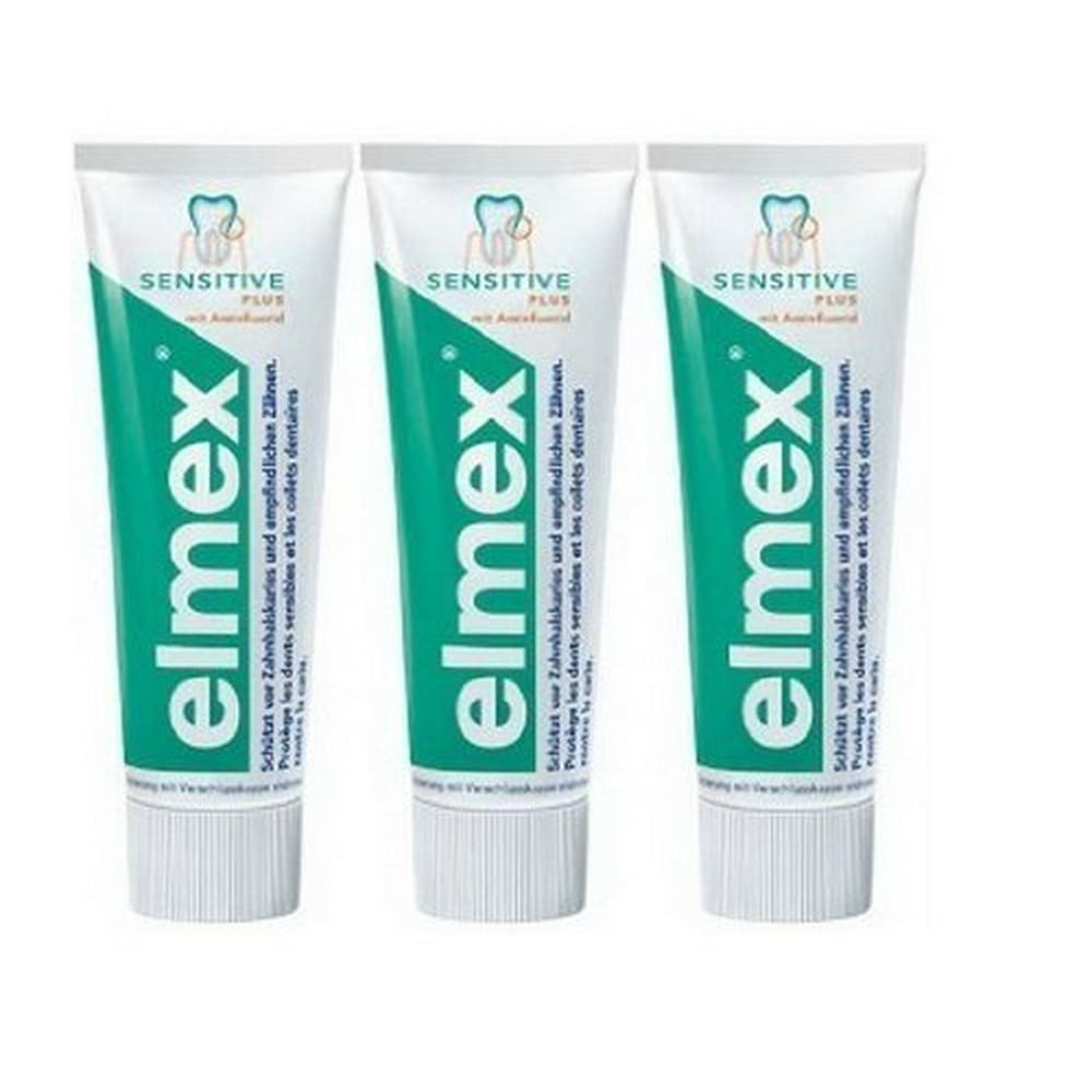 Elmex Sensitive Plus Toothpaste 3 Pack