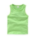 thumbnail image 2 of YTDSCS Toddler Baby Girls Boys Summer T-Shirt Vest Clothes Kids Sweat Absorbent Waistcoat Tops Solid Color Sleeveless Bottoming Shirt 9M-10T, 2 of 9