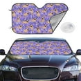 thumbnail image 4 of Goofa Pugs and Flowers Printed Car Windshield Sunshade,Foldable Reflective Sun Visor,UV Protection Heat Blocker Sunshade,Car Cooling Accessory-, 4 of 7