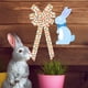 thumbnail image 5 of Decoraciones de Pascua, adornos de Pascua, regalos de Pascua, lazos de Pascua, decoraciones para exteriores, lazos de zanahoria, coronas de lazos, lazos con purpurina y adornos coloridos de Pascua par, 5 of 6