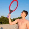 thumbnail image 5 of 1 Pair Children's Tennis Racket Kids Palying Badminton Oval Rackets Game Props for Kindergarten Primary School Outdoor Sports (Red), 5 of 5