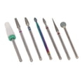 thumbnail image 2 of Juego de Brocas para uñas NikouMX de acero de tungsteno 7 piezas, 2 of 8
