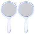 thumbnail image 1 of MasteelfCA 2pcs Hand Mirrors Double-Sided Handheld Mirrors Magnifying Mirrors with Handle, 1 of 1