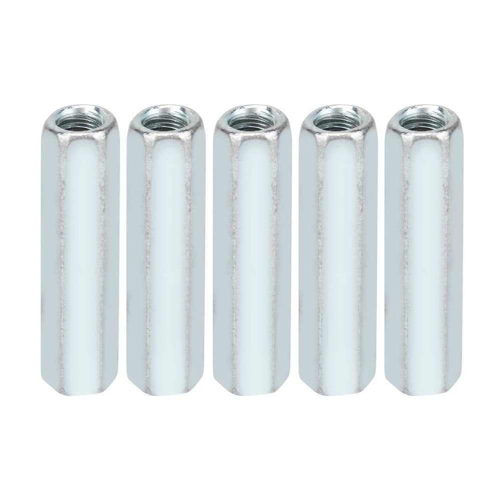 A2 304 Stainless M5,6,8,10,12,16,20,24 Hex Rod Coupling Nuts Bar Stud Long Nut 