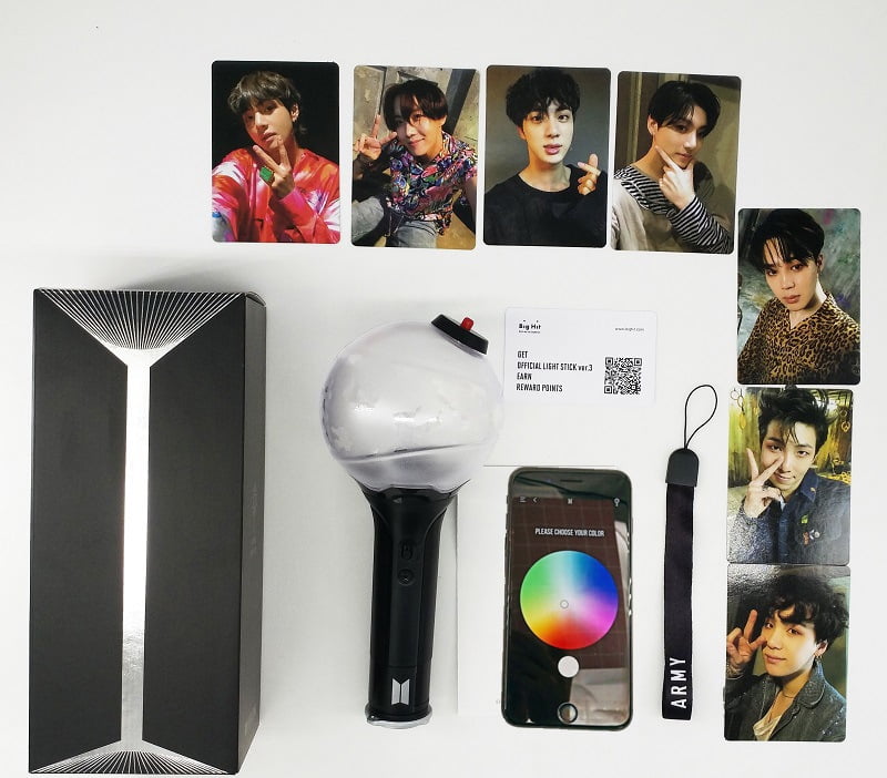 Color Changing APP Connect Bluetooth Glow Stick Concert Light Stick Glo