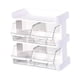 thumbnail image 3 of Estante de almacenamiento para bolsitas de té, contenedor para paquetes de azúcar, caja para guardar té 3 niveles, 3 of 9