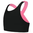 thumbnail image 5 of Yoga Tank Tops for Girls Summer Size 5-13 Teens Kids Color-Block Stretchy Pullover Sleeveless Gym Athletic Workout Cropped Cami Top, 5 of 5