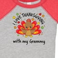 thumbnail image 4 of Inktastic I Love Thanksgiving with My Grammy-happy Turkey Boys or Girls Baby Bodysuit, 4 of 5
