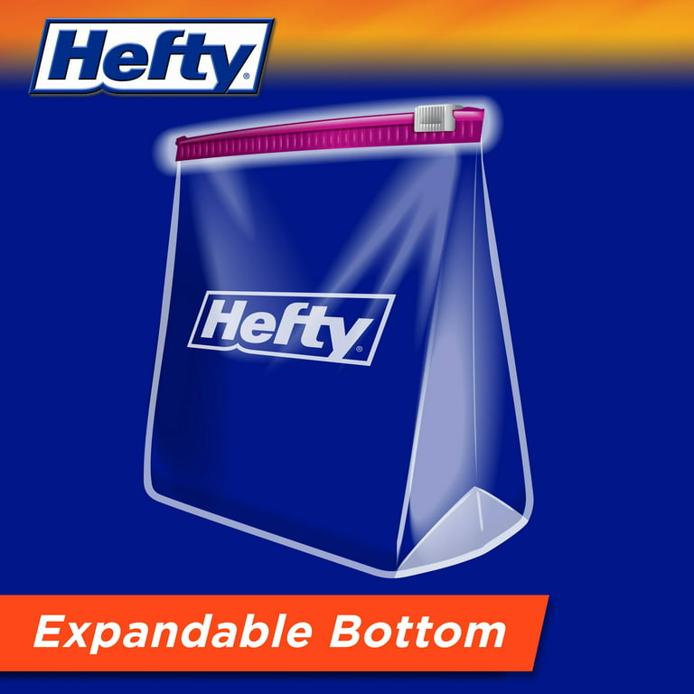 Hefty Slider Storage Bags, Gallon size, 15 Count (9 Pack), 135 Total