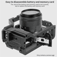thumbnail image 4 of For Canon M5/M50/M50II Camera Cage Anodized Aluminum Alloy, Multiple Accessory Attachment, Professional Shooting, 4 of 9