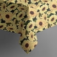 thumbnail image 5 of Yellow Sunflower Pattern Square Tablecloth,Waterproof Square Table Cover,Wipeable Spillproof Washable Table Cover for Home Kitchen Party Decor 42"X42"(107x107cm), 5 of 6