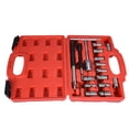 thumbnail image 4 of Juego de 17 piezas para cortar asientos de inyector diésel, limpiador y eliminador de carbón, kit de herramientas universal para garaje de coche., 4 of 14