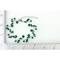 thumbnail image 4 of Faship Gorgeous Green Rhinestone Crystal Floral Bracelet 6.5"-8.5", 4 of 4