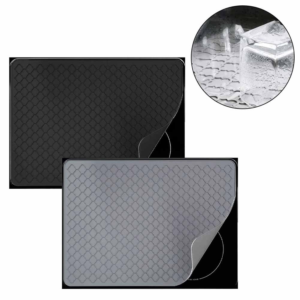 KDJ 71x50cm Silicone Stove Top Cover Induction Hob Protector Mat Heat Resistant - for Home Decor